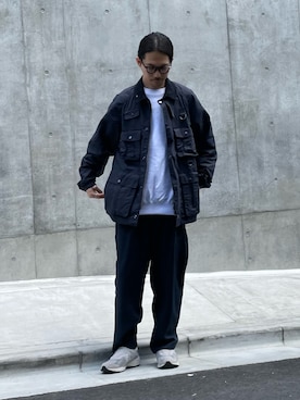 「FREDY&GLOSTER」｜「アイテム（ブルゾン）」を使った、katsuさん（メンズ・170cm）の春コーディネート