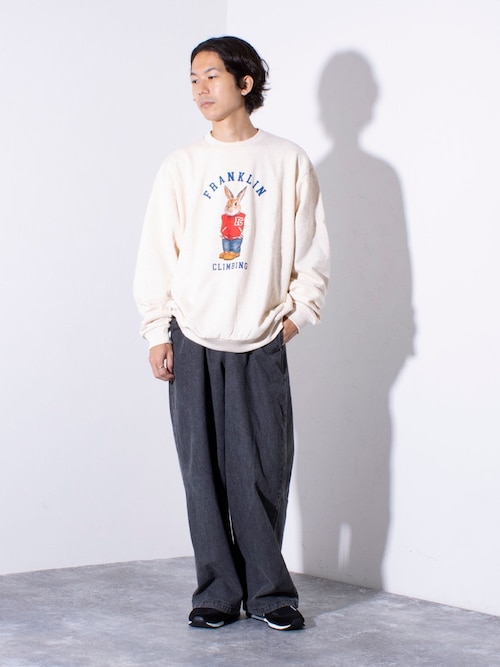 セール】【Franklin Climbing】うさぎスタジャン クルーネック