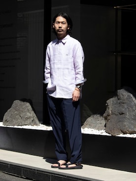 「gloster」｜katsuさん（メンズ・170cm）の春コーディネート