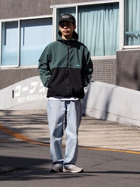 「FREDY&GLOSTER」｜「アイテム（ナイロンジャケット）」を使った、katsuさん（メンズ・170cm）の冬コーディネート