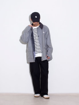 「FREDY&GLOSTER」｜「アイテム（ブルゾン）」を使った、katsuさん（メンズ・170cm）の秋コーディネート