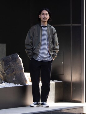 「gloster」｜katsuさん（メンズ・170cm）の春コーディネート