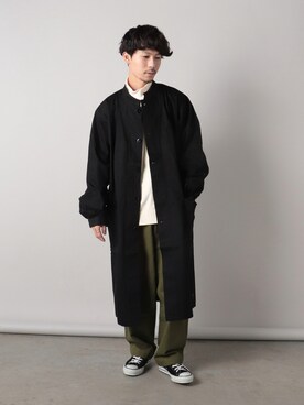 「ARMY TWILL（アーミーツイル）のアイテム（その他アウター）」を使った、katsuさん（メンズ・170cm）の秋コーディネート