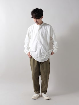 「ARMY TWILL（アーミーツイル）のアイテム（その他パンツ）」を使った、katsuさん（メンズ・170cm）の秋コーディネート