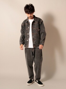 「gloster」｜「アイテム（デニムジャケット）」を使った、katsuさん（メンズ・170cm）の夏コーディネート