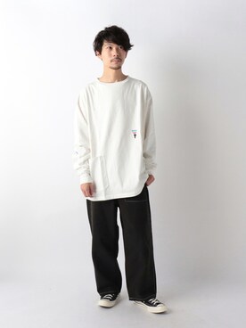 「SMITH'S（スミス）のアイテム（トップス）」を使った、katsuさん（メンズ・170cm）の秋コーディネート