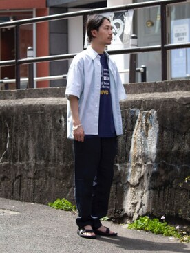 「gloster」｜katsuさん（メンズ・170cm）の春コーディネート