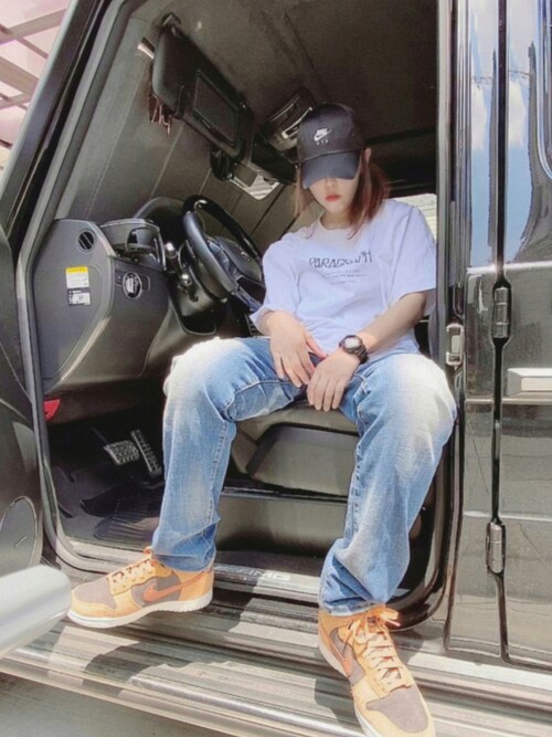 あやち Nikeのキャップを使ったコーディネート Wear