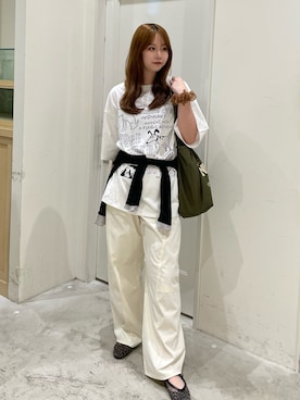 「CIAOPANIC TYPY（チャオパニックティピー）のアイテム（カーディガン/ボレロ）」を使った、ちなさん（レディース・162cm）の夏コーディネート