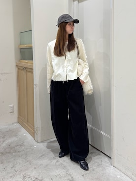 「CIAOPANIC TYPY（チャオパニックティピー）のアイテム（帽子）」を使った、ちなさん（レディース・162cm）の秋コーディネート