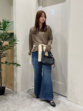 「CIAOPANIC TYPY（チャオパニックティピー）のアイテム（カーディガン/ボレロ）」を使った、ちなさん（レディース・162cm）の夏コーディネート