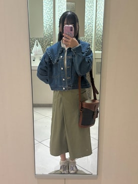 「アイテム（オールインワン・サロペット）」を使った、彩さん（レディース・143cm・20代）の秋コーディネート