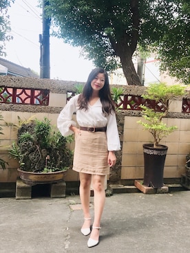 「通勤穿搭」｜「アイテム（ワンピース/ドレス）」を使った、bettyhan0625さん（レディース・159cm）の夏コーディネート