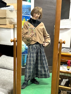 「アースアンドエコロジーのアイテム（スカート、その他）」を使った、ruadaisukiさん（レディース・158cm）の春コーディネート