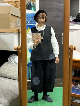 「アイテム（トップス）」を使った、ruadaisukiさん（レディース・158cm・60代）の秋コーディネート