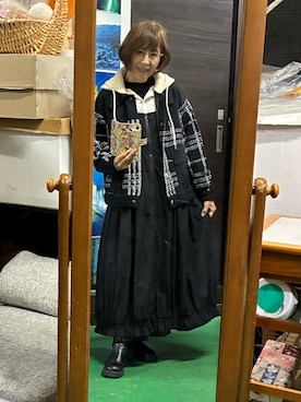 「アイテム（ジャケット/アウター）」を使った、ruadaisukiさん（レディース・158cm・60代）の秋コーディネート