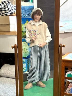 「アイテム（パンツ）」を使った、ruadaisukiさん（レディース・158cm・60代）の秋コーディネート