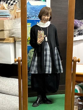 「アイテム（その他トップス）」を使った、ruadaisukiさん（レディース・158cm）の冬コーディネート