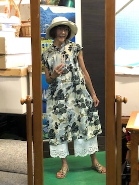 「アイテム（パンツ）」を使った、ruadaisukiさん（レディース・158cm・60代）の夏コーディネート