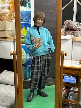 「アイテム（パンツ）」を使った、ruadaisukiさん（レディース・158cm・60代）の秋コーディネート