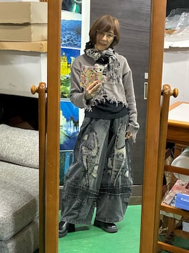 「アイテム（パンツ）」を使った、ruadaisukiさん（レディース・158cm・60代）の秋コーディネート