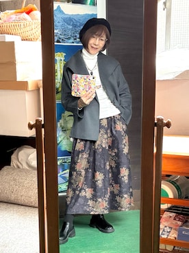 「アイテム（ジャケット/アウター）」を使った、ruadaisukiさん（レディース・158cm・60代）の秋コーディネート