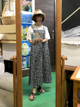 「アイテム（ワンピース/ドレス）」を使った、ruadaisukiさん（レディース・158cm・60代）の夏コーディネート