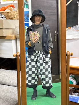 「アイテム（パンツ）」を使った、ruadaisukiさん（レディース・158cm・60代）の秋コーディネート