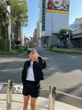 「Saturdays NYC（サタデーズ ニューヨークシティ ）のアイテム（ジャケット/アウター）」を使った、nozomiさん（レディース・168cm）の秋コーディネート