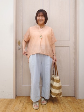 とろろさん（レディース・153cm）の夏コーディネート