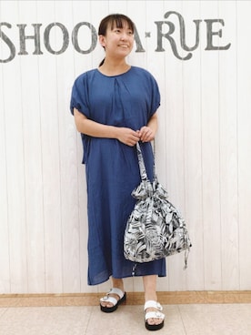 「DRESKIP（ドレスキップ）のアイテム（ワンピース/ドレス）」を使った、とろろさん（骨格ストレート・レディース・153cm）の夏コーディネート