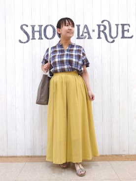 「DRESKIP（ドレスキップ）のアイテム」を使った、とろろさん（レディース・153cm）の夏コーディネート