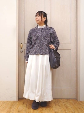 「Cutie Blonde（キューティーブロンド）のアイテム」を使った、とろろさん（レディース・153cm）の春コーディネート