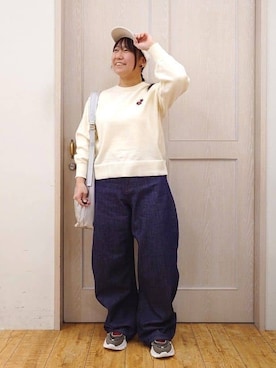 「sanrio（サンリオ）のアイテム」を使った、とろろさん（レディース・153cm）の春コーディネート