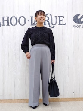 「SHOO・LA・RUE（シューラルー）のアイテム」を使った、とろろさん（レディース・153cm）の秋コーディネート