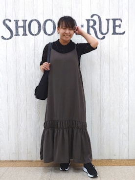 「アイテム（シューズ）」を使った、とろろさん（レディース・153cm）の秋コーディネート