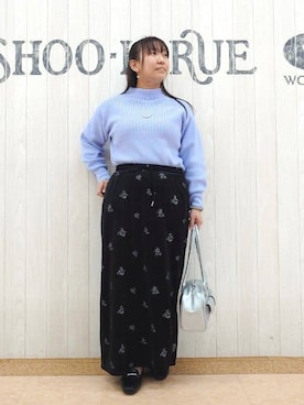 「Cutie Blonde（キューティーブロンド）のアイテム」を使った、とろろさん（レディース・153cm）の春コーディネート