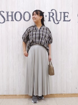 「SHOO・LA・RUE（シューラルー）のアイテム」を使った、とろろさん（レディース・153cm）の秋コーディネート