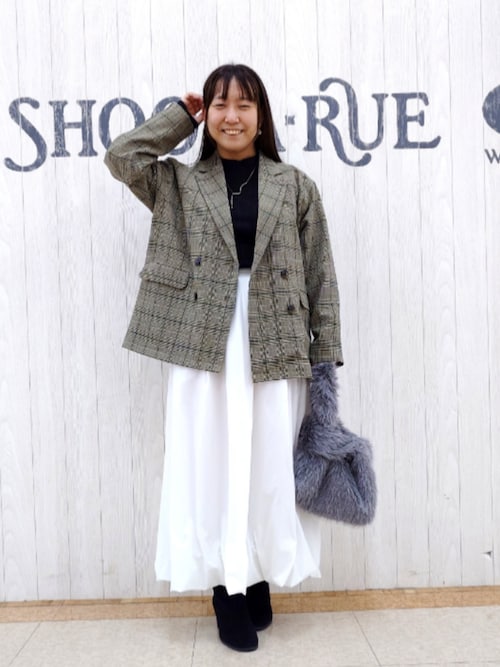 なおちゃん シップス 超高級 カシミヤライク 秋冬 テーラードジャケット JUST ONE LAYER】ダウンファブリック テーラード