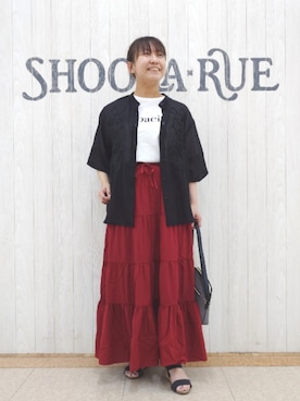 「アイテム（ピアス（両耳用））」を使った、とろろさん（レディース・153cm）の夏コーディネート