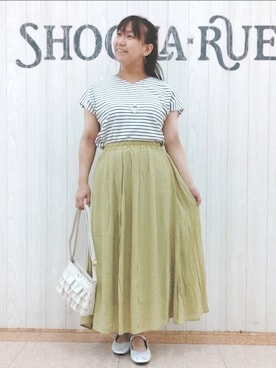 「アイテム（アクセサリー）」を使った、とろろさん（レディース・153cm・30代）の秋コーディネート
