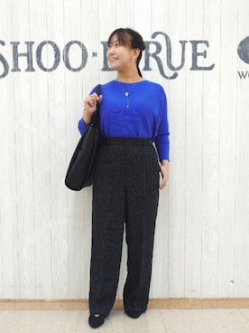 「アイテム（パンプス）」を使った、とろろさん（レディース・153cm）の秋コーディネート