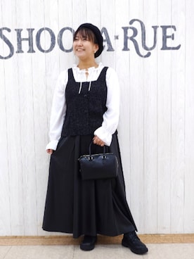 「ボストンバッグ」｜とろろさん（レディース・153cm）の秋コーディネート