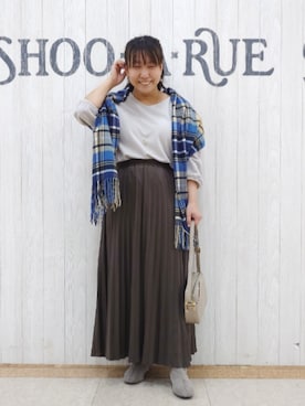 「SHOO・LA・RUE（シューラルー）のアイテム」を使った、とろろさん（レディース・153cm）の秋コーディネート