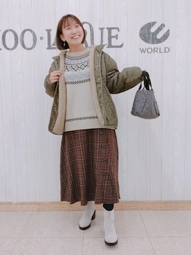 とろろさん（レディース・153cm）の冬コーディネート