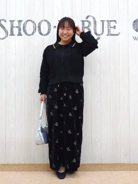 「Cutie Blonde（キューティーブロンド）のアイテム」を使った、とろろさん（レディース・153cm）の冬コーディネート