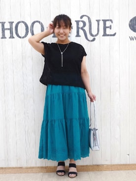 「SHOO・LA・RUE（シューラルー）のアイテム」を使った、とろろさん（レディース・153cm）の秋コーディネート