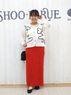 「Cutie Blonde（キューティーブロンド）のアイテム（タンクトップ）」を使った、とろろさん（レディース・153cm）の秋コーディネート