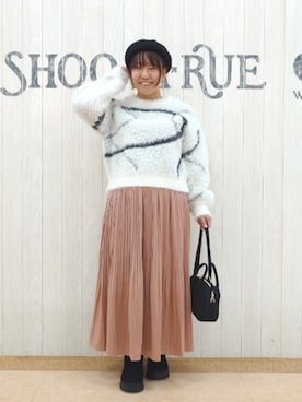 「Cutie Blonde（キューティーブロンド）のアイテム」を使った、とろろさん（レディース・153cm）の冬コーディネート