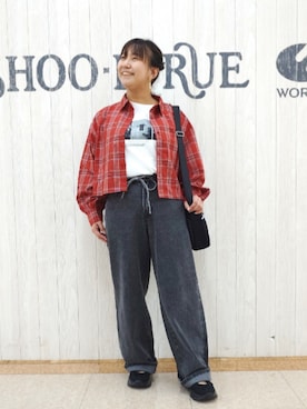 「DRESKIP（ドレスキップ）のアイテム」を使った、とろろさん（レディース・153cm）の秋コーディネート